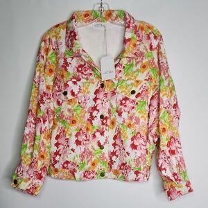 EMILY WONDER Pink Floral Jacket